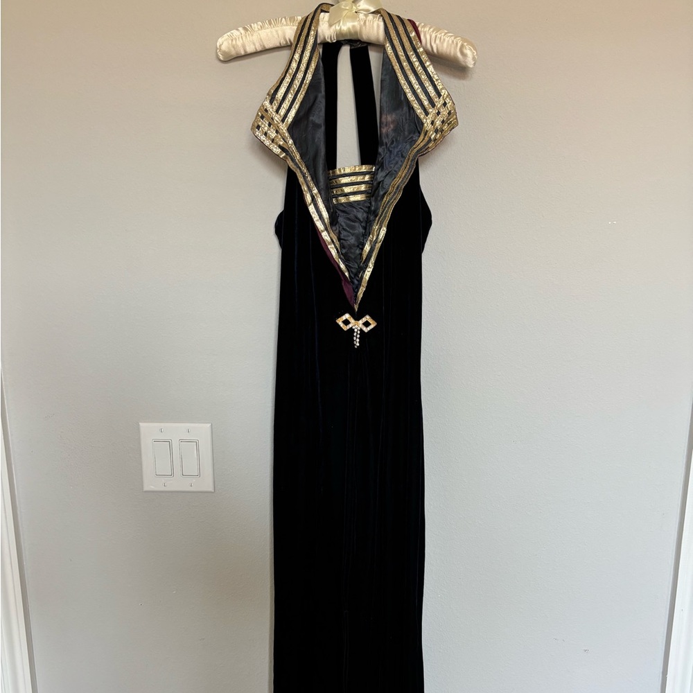 Vintage 80’s velvet evening gown